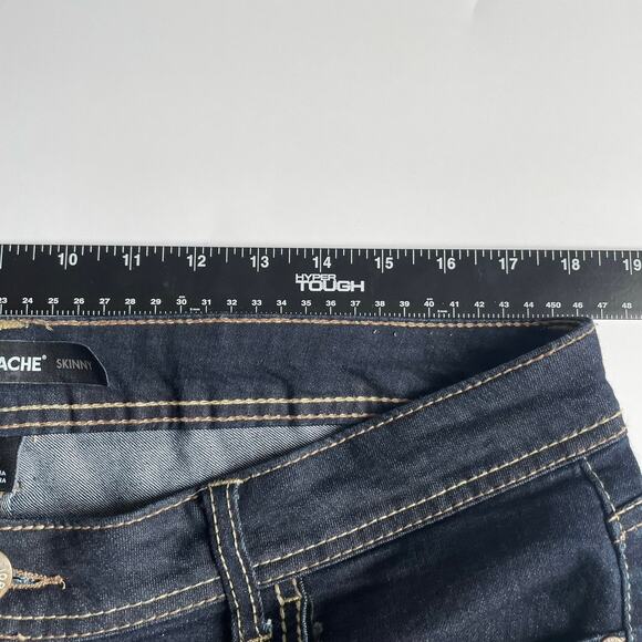 Jordache Skinny Jeans Girls Size 16 Dark Wash Rinse Denim Jeans - Picture 6 of 9